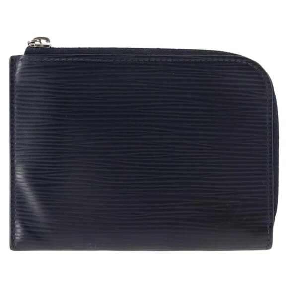 LOUIS VUITTON Epi Porte Monnaie NM Coin Purse Andigo blue LV